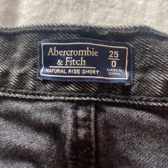 A&F black jean shorts - Picture 3 of 3
